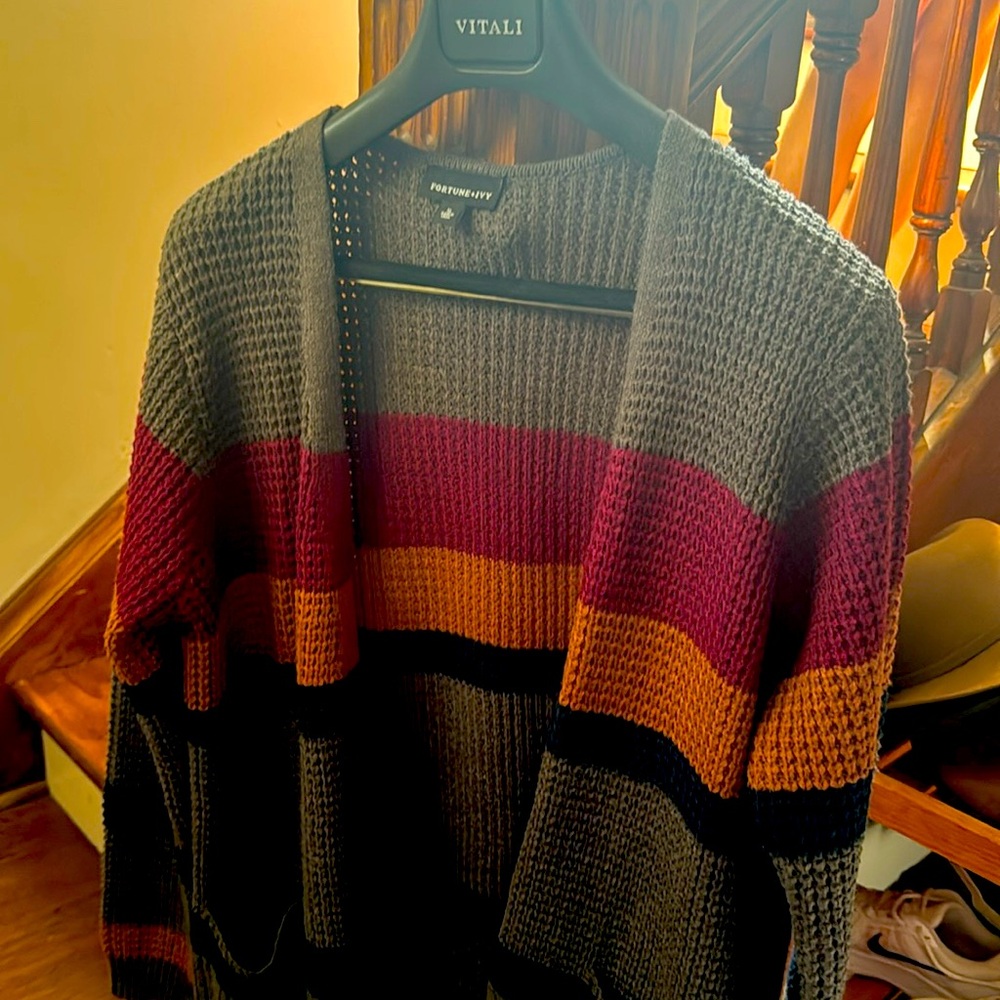 Women’s fortune and ivy knit sweater size XL